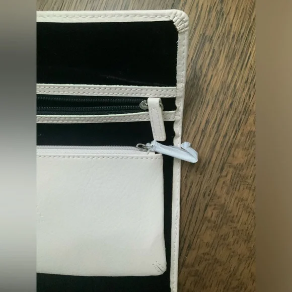 PANDORA Unforgettable Moments Pink Travel Jewelry Case Organizer Clutch Leather - Picture 9 of 16